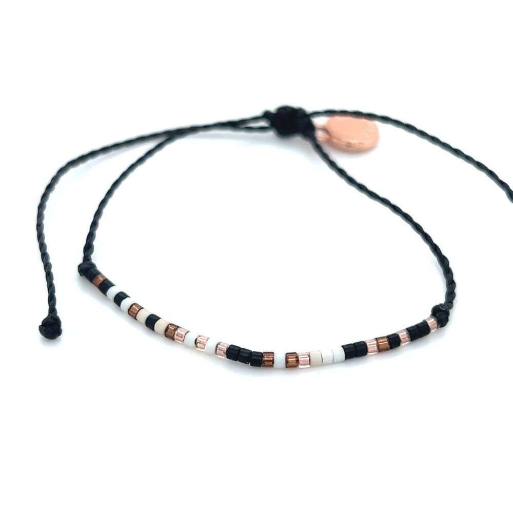 Pura Vida Black Strand Beads‎ Bracelet